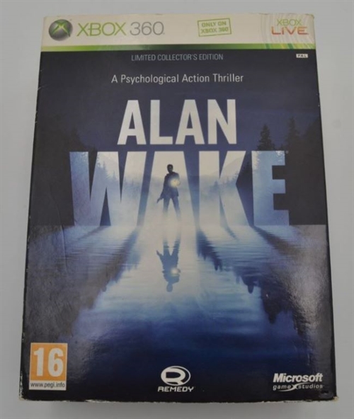 Alan Wake Limited Collectors Edition - XBOX 360 - i Æske (B Grade) (Genbrug)